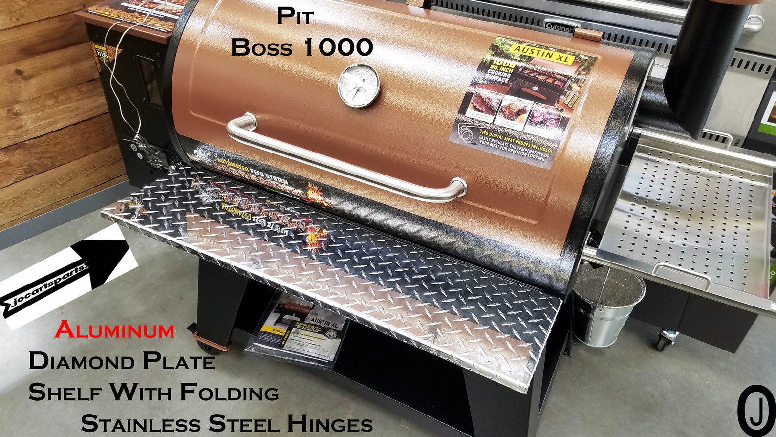 Pit Boss 1000 AUSTIN XL Pellet Grill Aluminum Diamond Plate Etsy UK