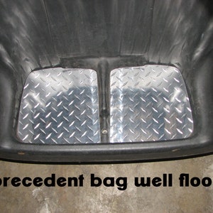 Fits Club Car Precedent Golf Cart Polished Aluminum Diamond Plate Bagwell Floor Cover