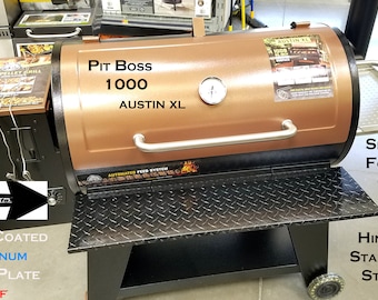 Fits Powder Coated Diamond Plate Folding Shelf &gt;&gt;Pit Boss 1000 AUSTIN XL Pellet Grill
