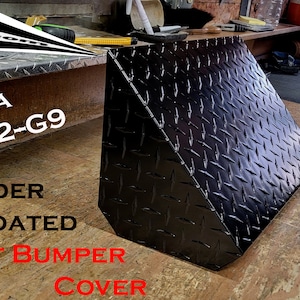 Yamaha G2 & G9 Golf Cart Powder Coated Aluminum Diamond Plate Front Bumper Cover