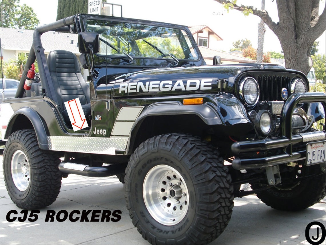 JEEP CJ5 Aluminum Diamond Plate Side Rocker Panel . 5 Etsy