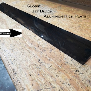 Fits Ezgo TxT / Medalist Golf Cart &gt;&gt;&gt;&gt; Glossy Black Coated Aluminum KICK Panel