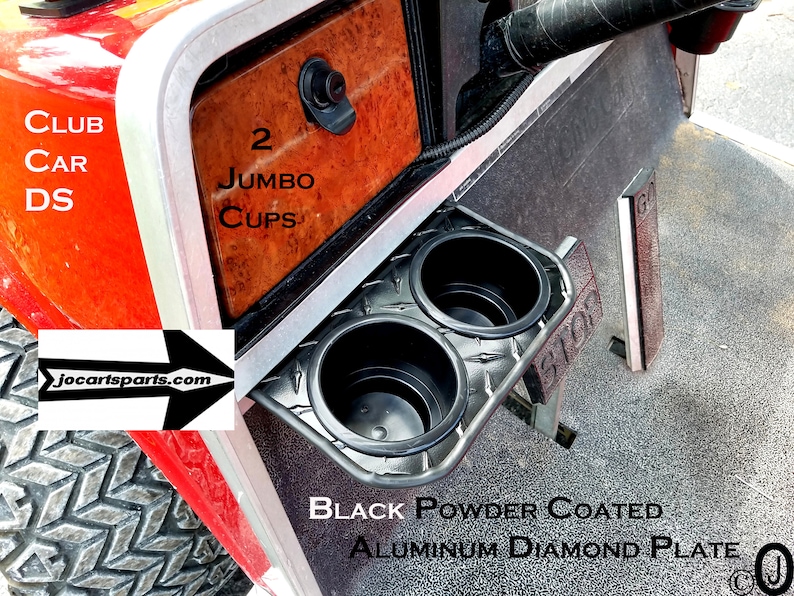 Club Car DS 2 Jumbo Cup Drink Holder Black Powder Coated Etsy