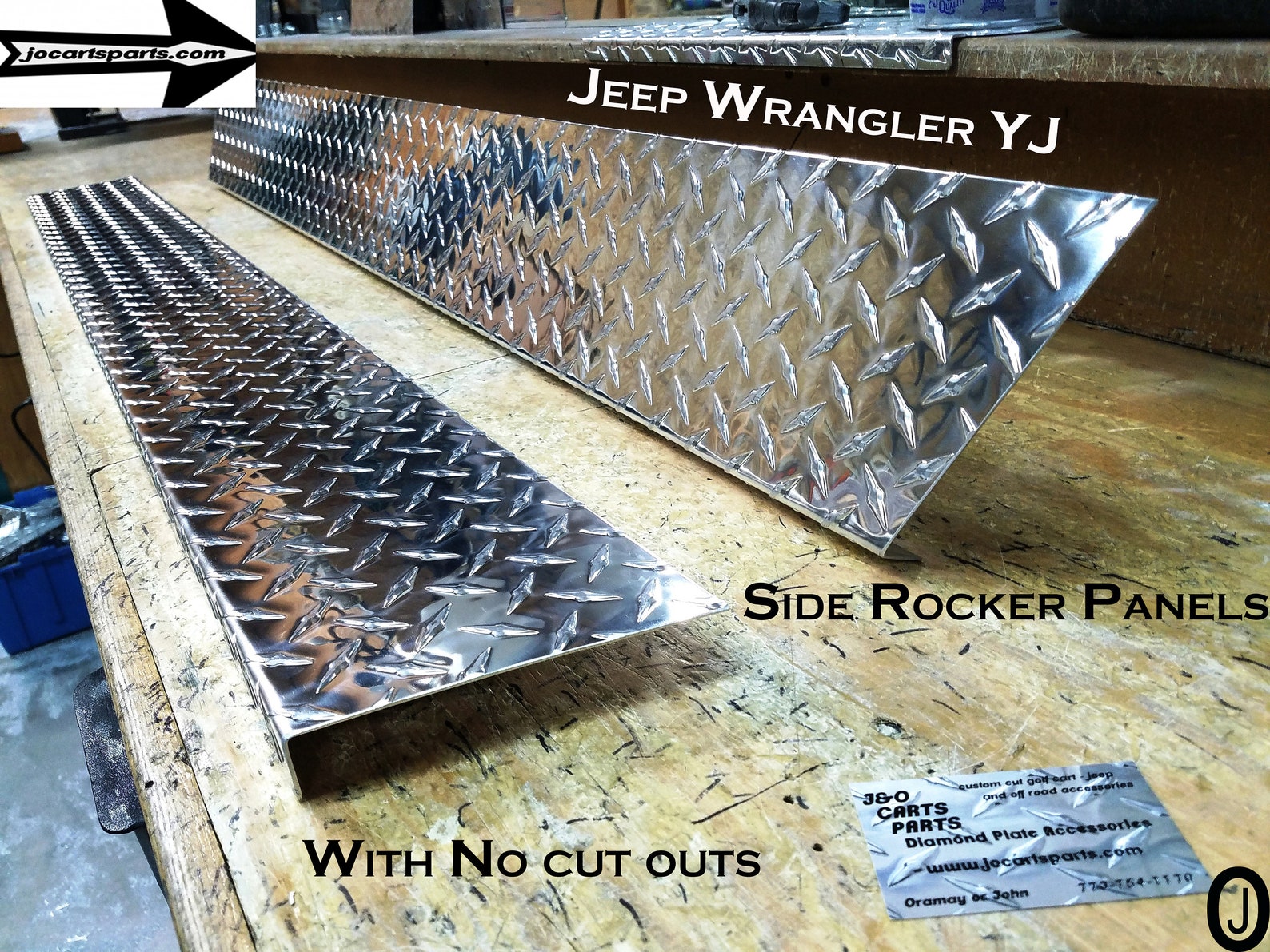 JEEP YJ Wrangler Diamond Plate Rocker Panels No Cut Outs & 1 Etsy
