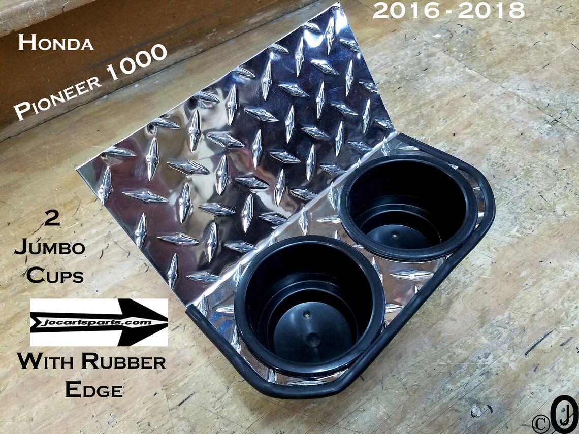Honda Pioneer 1000 JUMBO Dash Cup Holder Aluminum Diamond Etsy