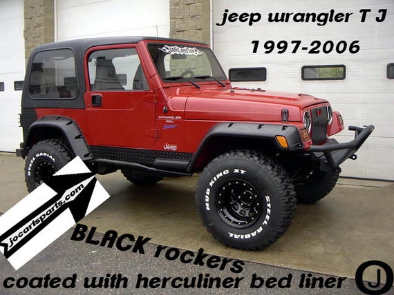 Fits Jeep TJ Wrangler Black Aluminum Diamond Plate Side - Etsy