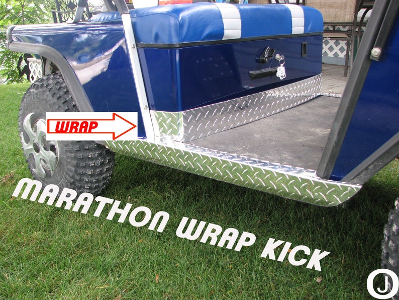 Ezgo Marathon Golf Cart WRAP Around Polished Aluminum Diamond Etsy
