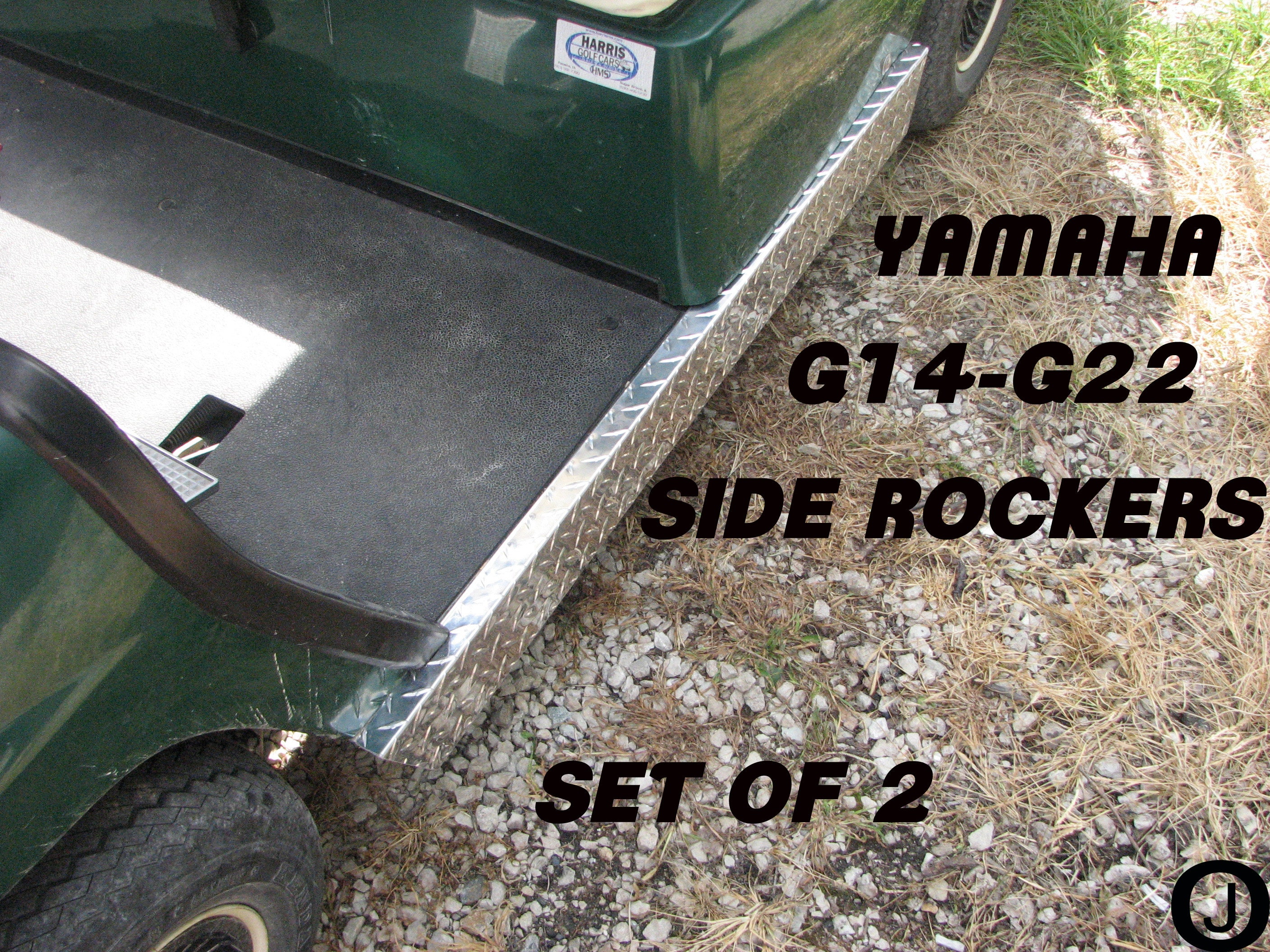 Fits Yamaha G14,G16,G19 & G22 Golf Cart Polished Aluminum Diamond