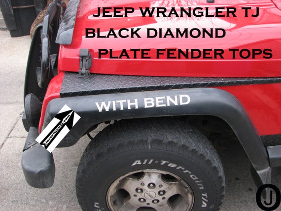 Jeep wrangler diamond plate fender covers deals