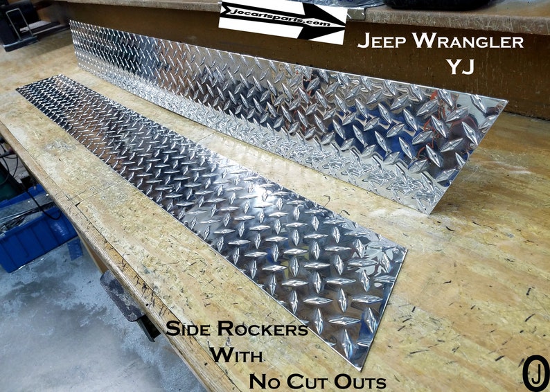 Jeep Wrangler YJ Aluminum Diamond Plate Rocker Panel set No Etsy