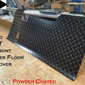 Fits Ezgo TxT golf cart Powder Coated Aluminum Diamond Plate UPPER Floor 1995  to 2013