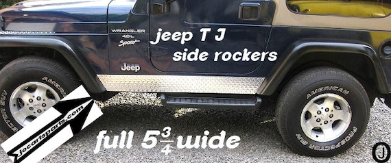 Jeep Tj Fenders J & O Carts Parts TJ Diamond Plate Side Rocker Panel ...