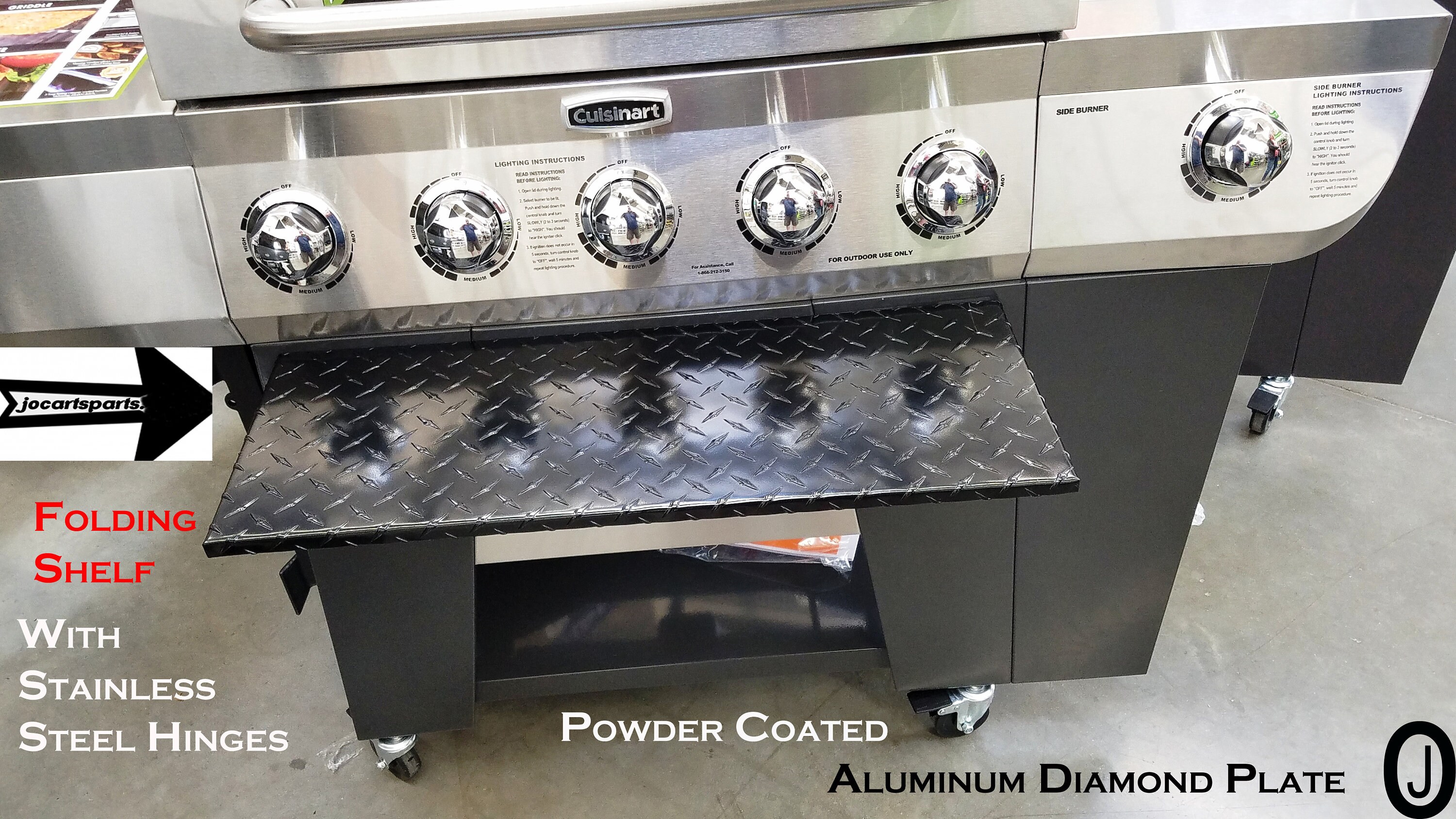 Cuisinart 5 burner Grill Powder Coated Aluminum Diamond Plate Etsy