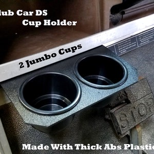 Fits Club Car DS 2 Jumbo Cup Holder Made With 3 -1/16 Thick Abs Plastic