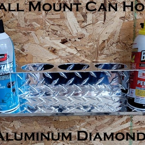 Wall Mount Aerosol Spray Can Holder Rack Organizer for Garage,work or shop
