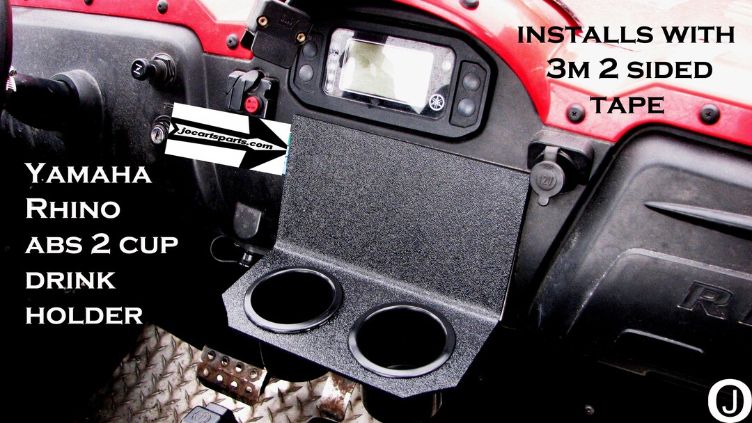 Fits Yamaha Rhino Dash 2 Cup Holder 3/16 Thick ABS Plastic Etsy
