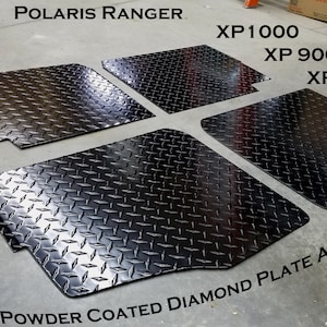 Fits Polaris Ranger Crew Fullsize XP900-1000- XP570 Powder Coated Floor Cover 2013up