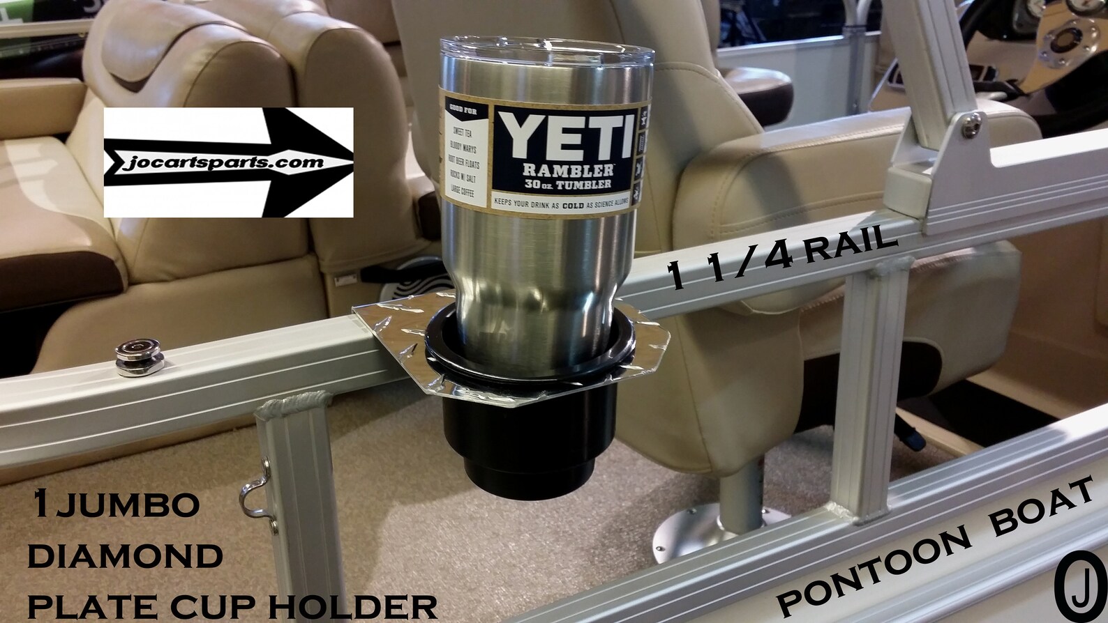 Pontoon Boat 1 JUMBO Cup Holder Fits 1 1/4 Inch Side Rail Etsy