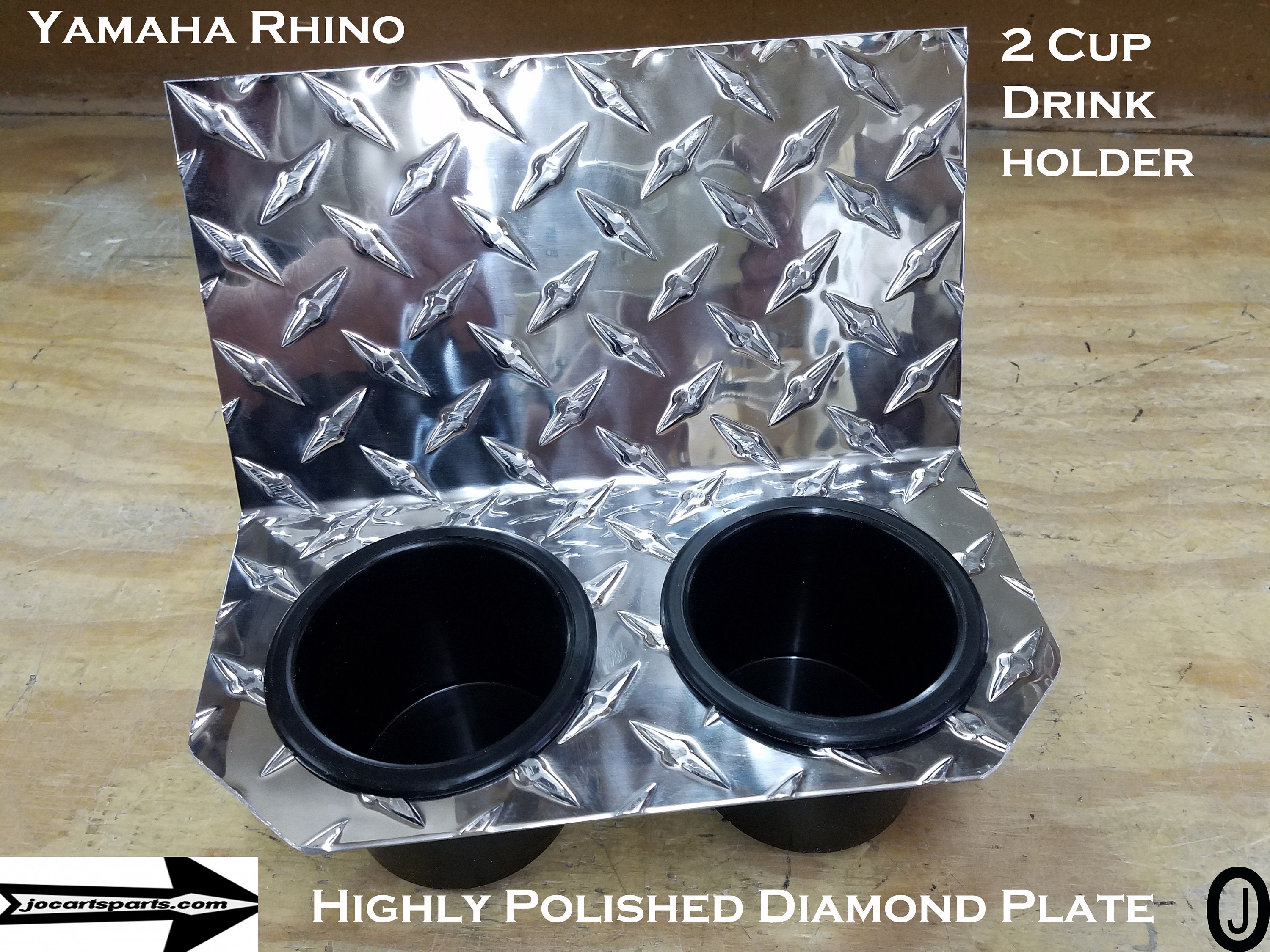 Yamaha Rhino Center Dash 2 Cup Holder Polished Aluminum Etsy