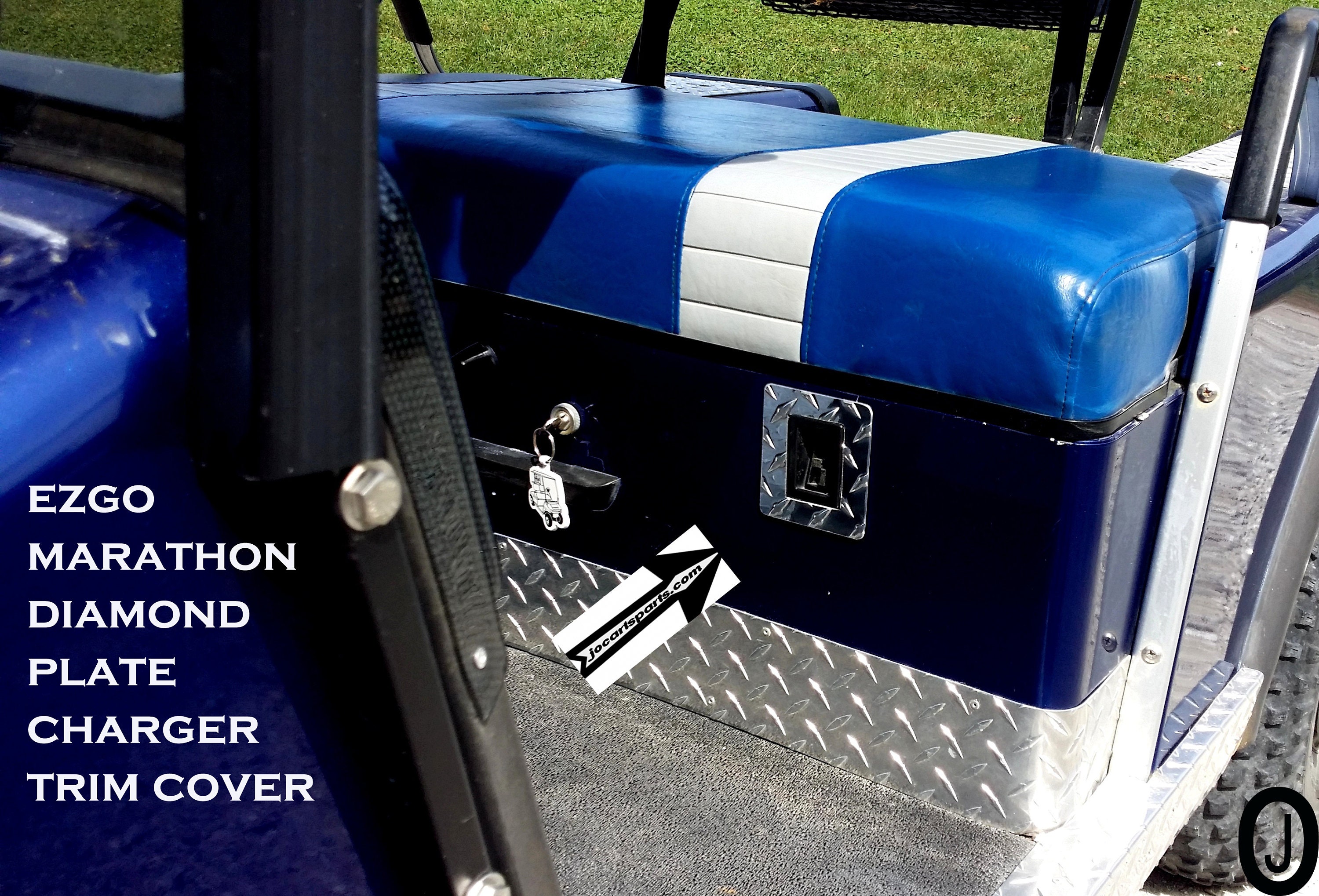 Ezgo Marathon Golf Cart Highly Polished Aluminum Diamond Plate