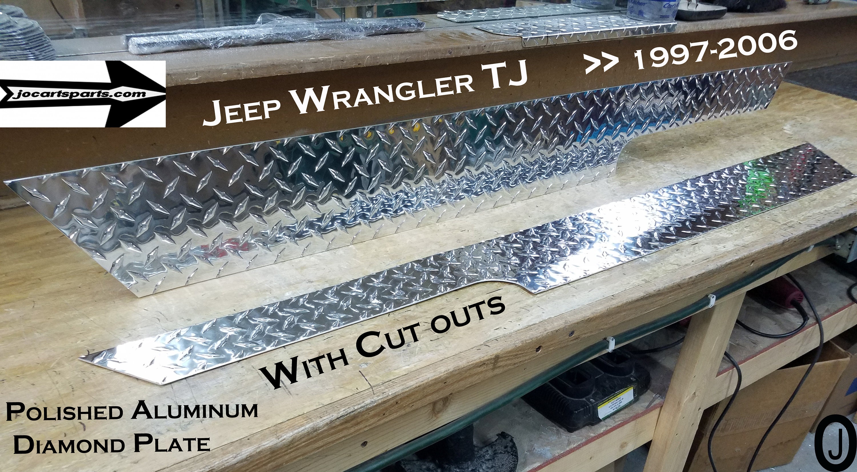 Jeep Wrangler TJ Aluminum Diamond Plate Rocker Panels with cut Etsy