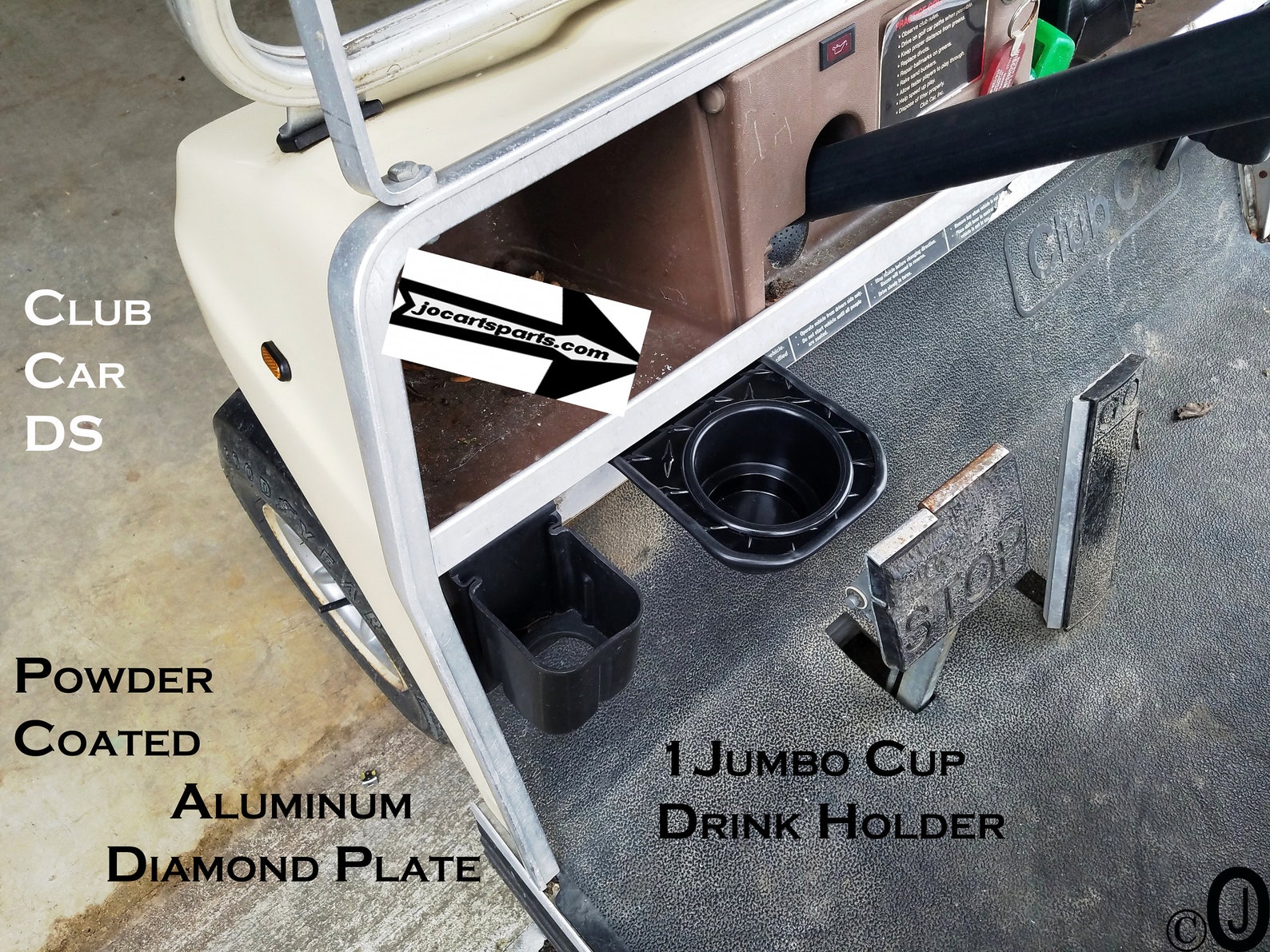 Club Car DS 1 Jumbo Cup Holder Made With Powder Coated Etsy