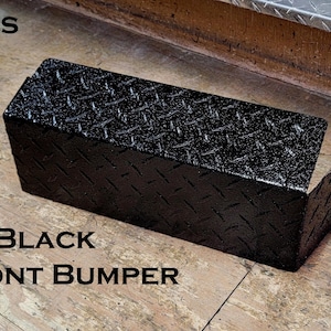 Fits Club Car DS Black Aluminum Diamond Plate Front Bumper Cover 1982 up
