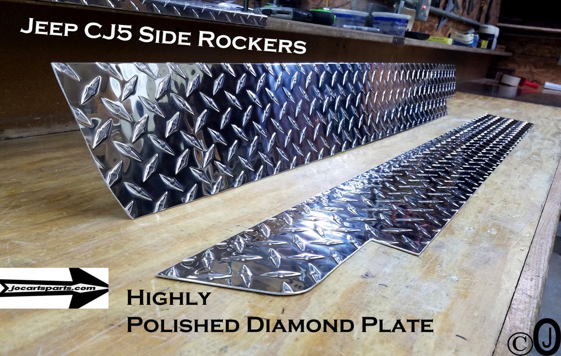 Fits JEEP CJ5 Aluminum Diamond Plate Side Rocker Panel 5 Etsy