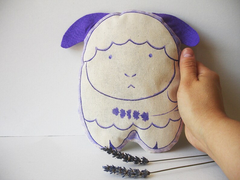 lavender lamb stuffed animal