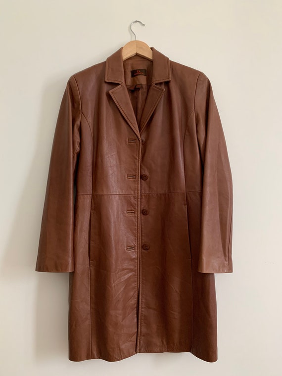 VINTAGE Danier leather trench