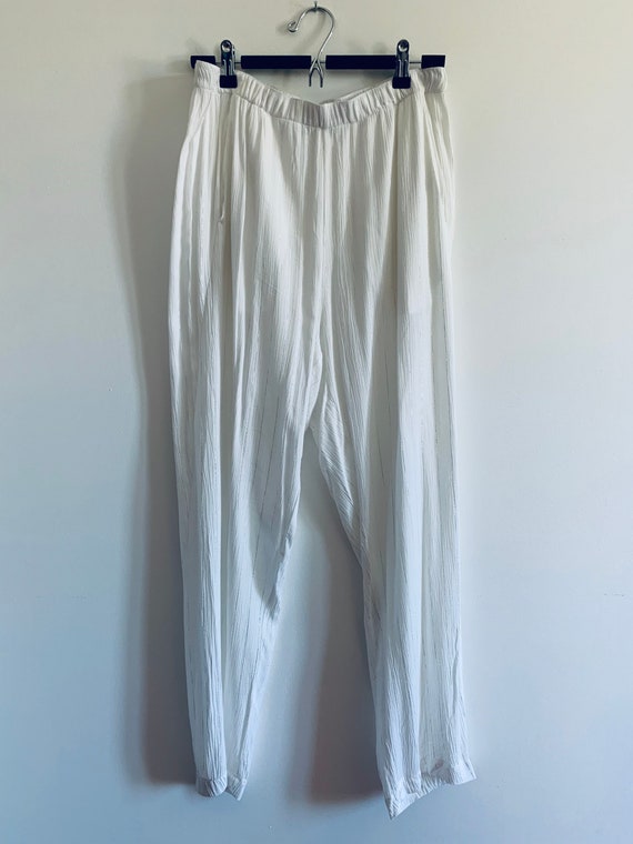 BEACH pants | white | flowy