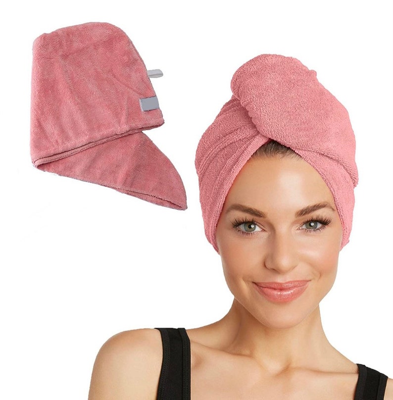 Microfiber Hair Towel Wrap for Drying After Shampoo Soft Post