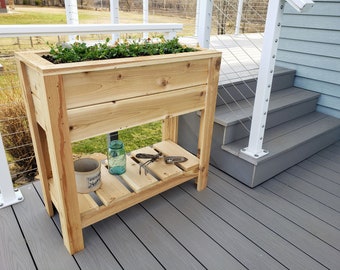 36"x15" Cedar Raised Planter Box Plans (Digital Download)