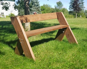 Digital Plans - Aldo Leopold bench