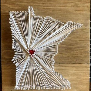 Digital Plans - Minnesota String Art Template / String Art Pattern ...