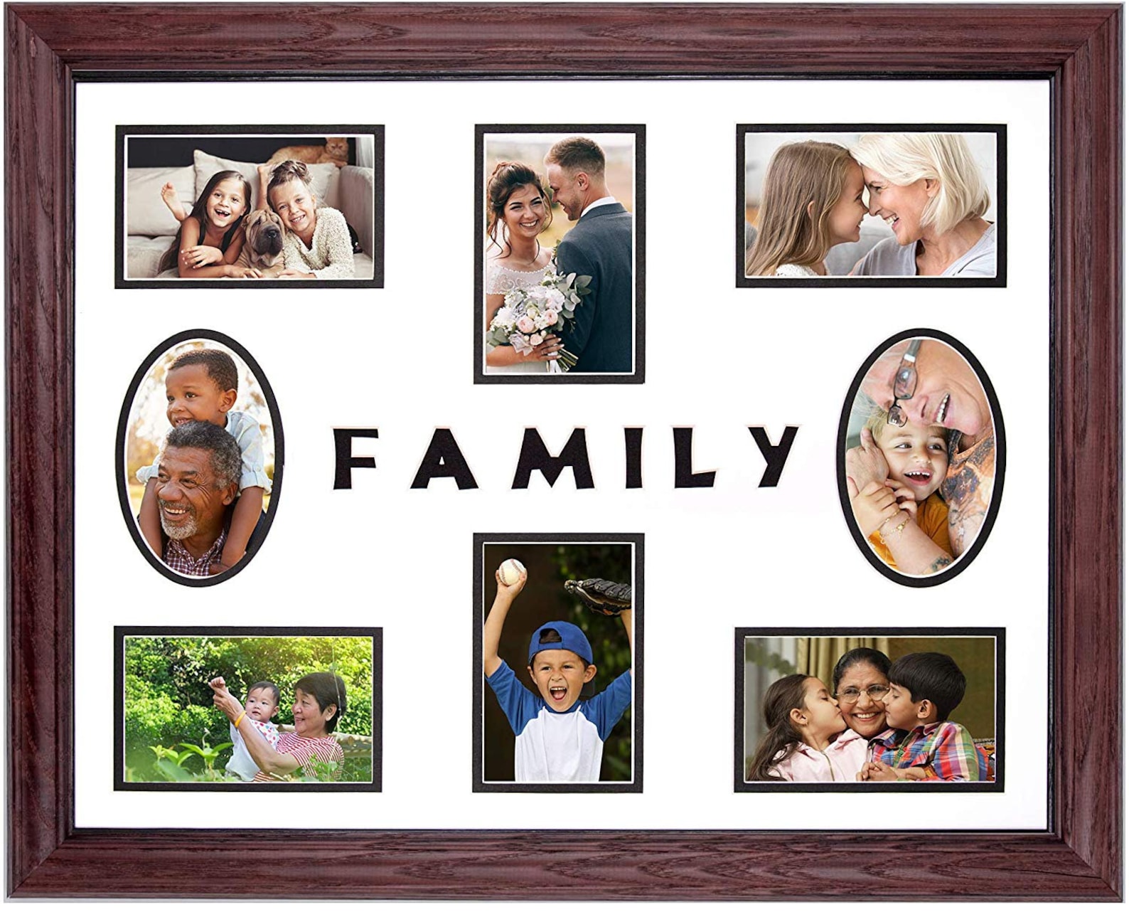 Family Picture Frame Collage Holds 8 3 X 5 Etsy