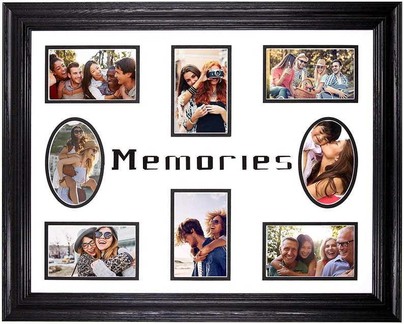 Memories Picture Frame Collage Holds 8 3 X 5 Etsy