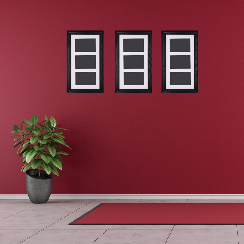 Set of 3 3 Photo Collage Picture Frame Holds 3 3.5x Etsy