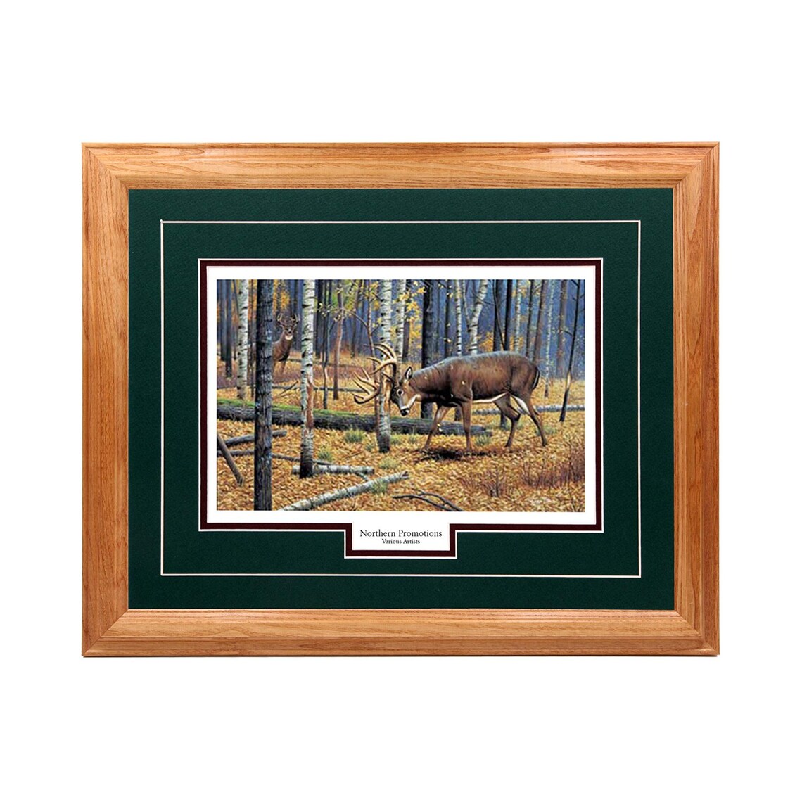 Custom Deer Wall Art Hunting Decoration Black Oak Hardwood Etsy