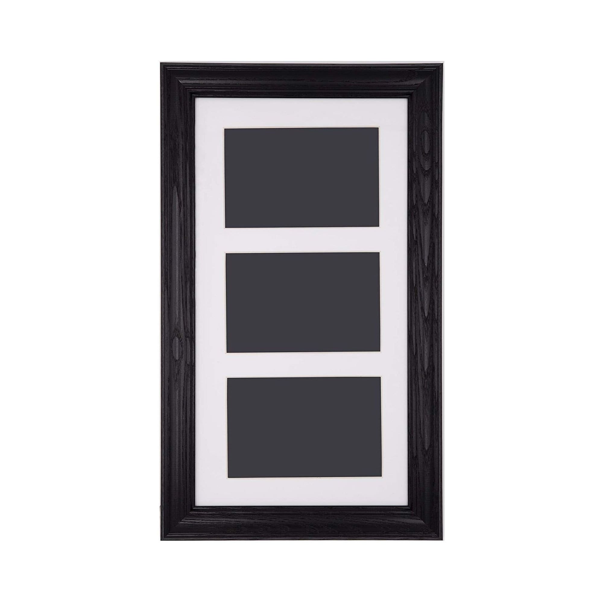 Custom 8x15 Collage Picture Frame Holds three 3.5x5.5 Photos Etsy