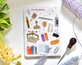 Sticker Sheet - I Love Bookbinding | Journaling supplies , Planner stickers, Decorative Stickers