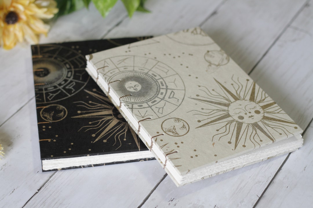 Celestial Handmade Watercolor Sketchbook Arches Fabriano Etsy