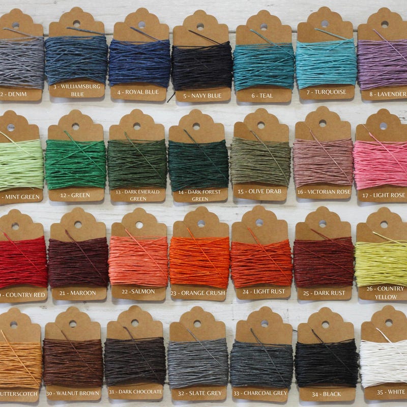 Linen Sewing String - Etsy