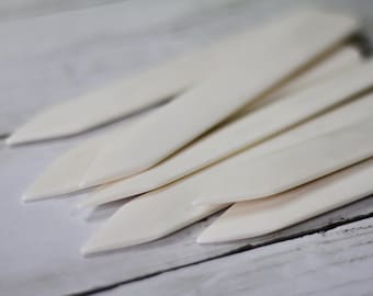 6” Real Genuine Bone Folder | Bookbinding, leather, paper, crafts Creasing Tools