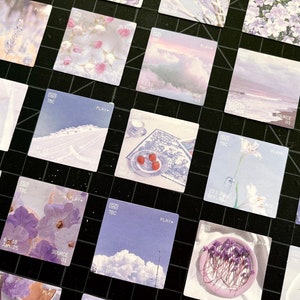 Dreamy purple moment stickers | scrapbooking and journaling supplies