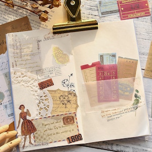Vintage Bronzing Stickers | decorative stickers | Scrapbooking and journaling supplies