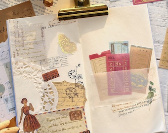 Vintage Bronzing Stickers | decorative stickers | Scrapbooking and journaling supplies