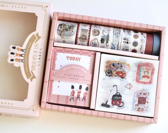 Store closing – everything must go!  London Lifestyle | England theme Washi Tape, Sticker and Notepad set | Journal supply | Scrapbooking