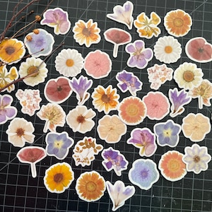 Bloom | flower stickers | scrapbooking and journaling supplies
