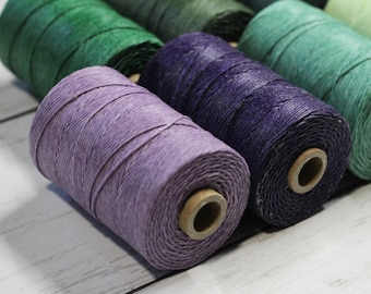 Waxed linen, Irish Linen Thread 4 ply, spool